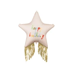Happy Birthday Stjerne Folieballon