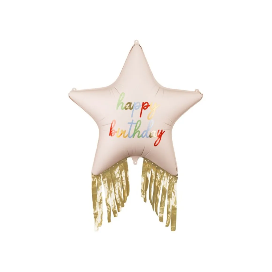 Happy Birthday Stjerne Folieballon