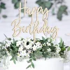 Happy Birthday Træ Kagetopper