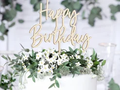 Happy Birthday Træ Kagetopper