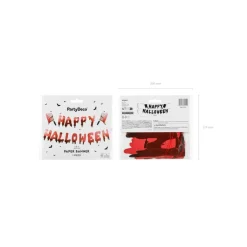 Happy Halloween Kødøkse Papirbanner