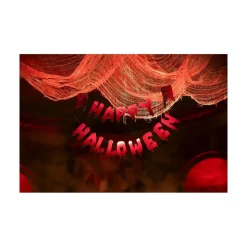 Happy Halloween Kødøkse Papirbanner
