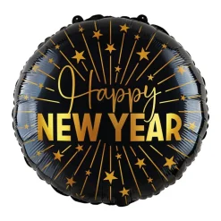 Happy New Year Golden Celebrations Folieballon