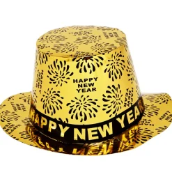 Happy New Year Tophat Guld