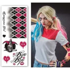 Harley Quinn Falske Tatoveringer