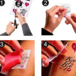 Harley Quinn Falske Tatoveringer