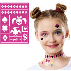 Harley Quinn Makeup Skabelon
