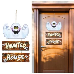Haunted Hause Spøgelse Dørskilt