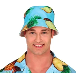 Hawaii Ananas Bøllehat Blå