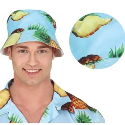 Hawaii Ananas Bøllehat Blå