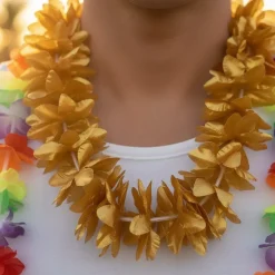 Hawaii Blomsterkrans Guld