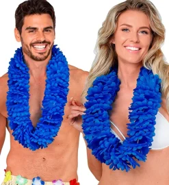 Hawaiikrans Blå