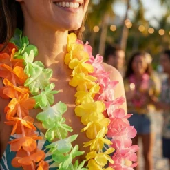 Hawaiikranse Sæt Multifarvet