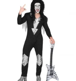 Heavy Metal Rockstjerne Kostume