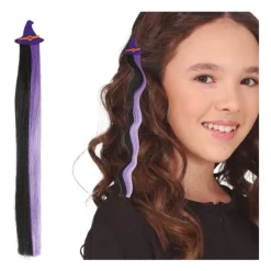 Heksehat Hårclips Lilla/Sort