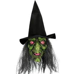 Heks Latexmaske & Hat