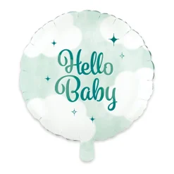 Hello Baby Folieballon Grøn