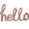 Hello Folieballon Rosaguld