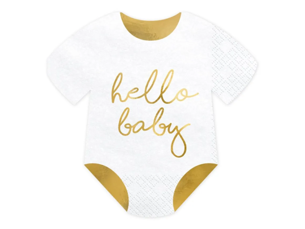 Hello Baby Bodystocking Servietter