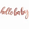 Hello Baby Guirlande Rosaguld