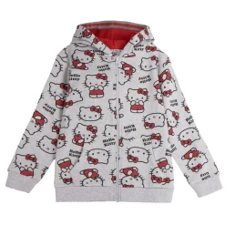 Hello Kitty® Allover Print Hættetrøje Med Lynlås