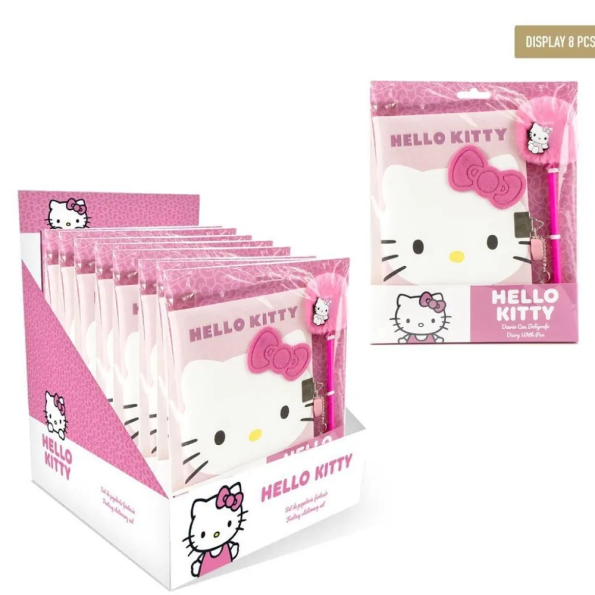 Hello Kitty® Dagbogssæt Lyserød