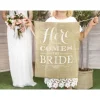 Here Comes The Bride Juteskilt