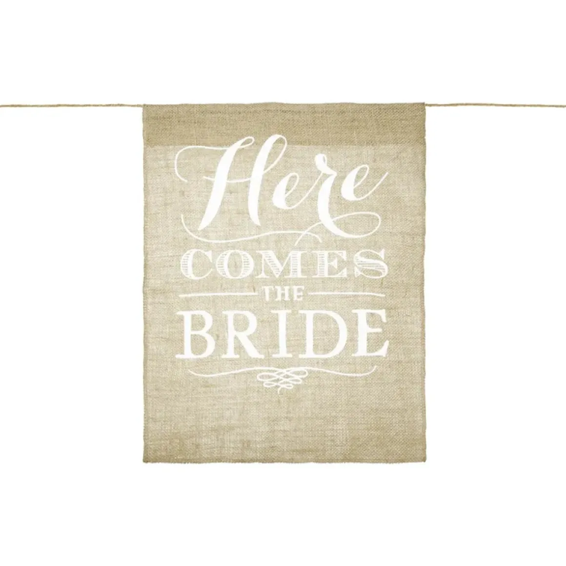 Here Comes The Bride Juteskilt