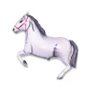 Hest Folieballon Hvid