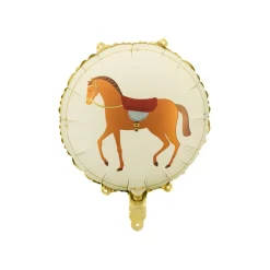 Hest Rund Folieballon