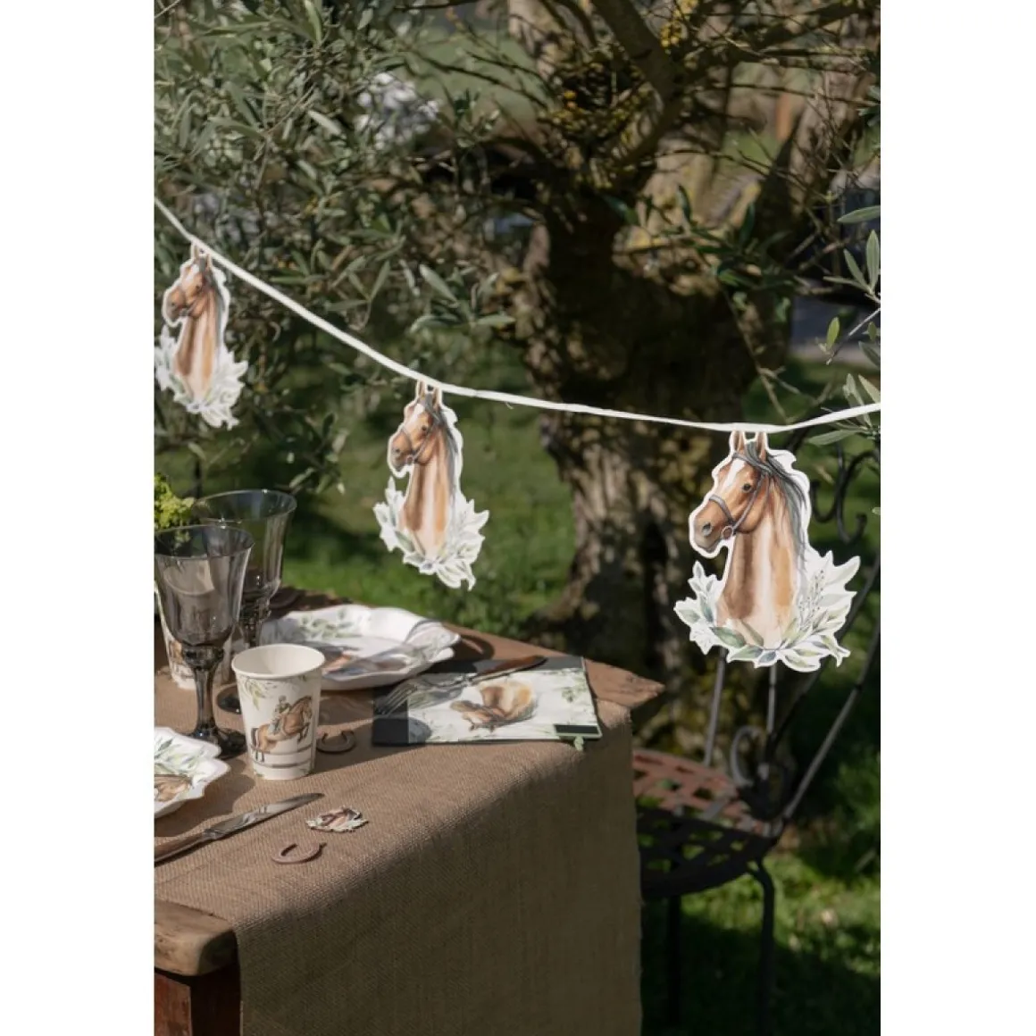 Heste Bannerguirlande