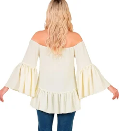 Hippie Bluse Cremehvid