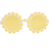 Hippie Marguerit Briller Gul