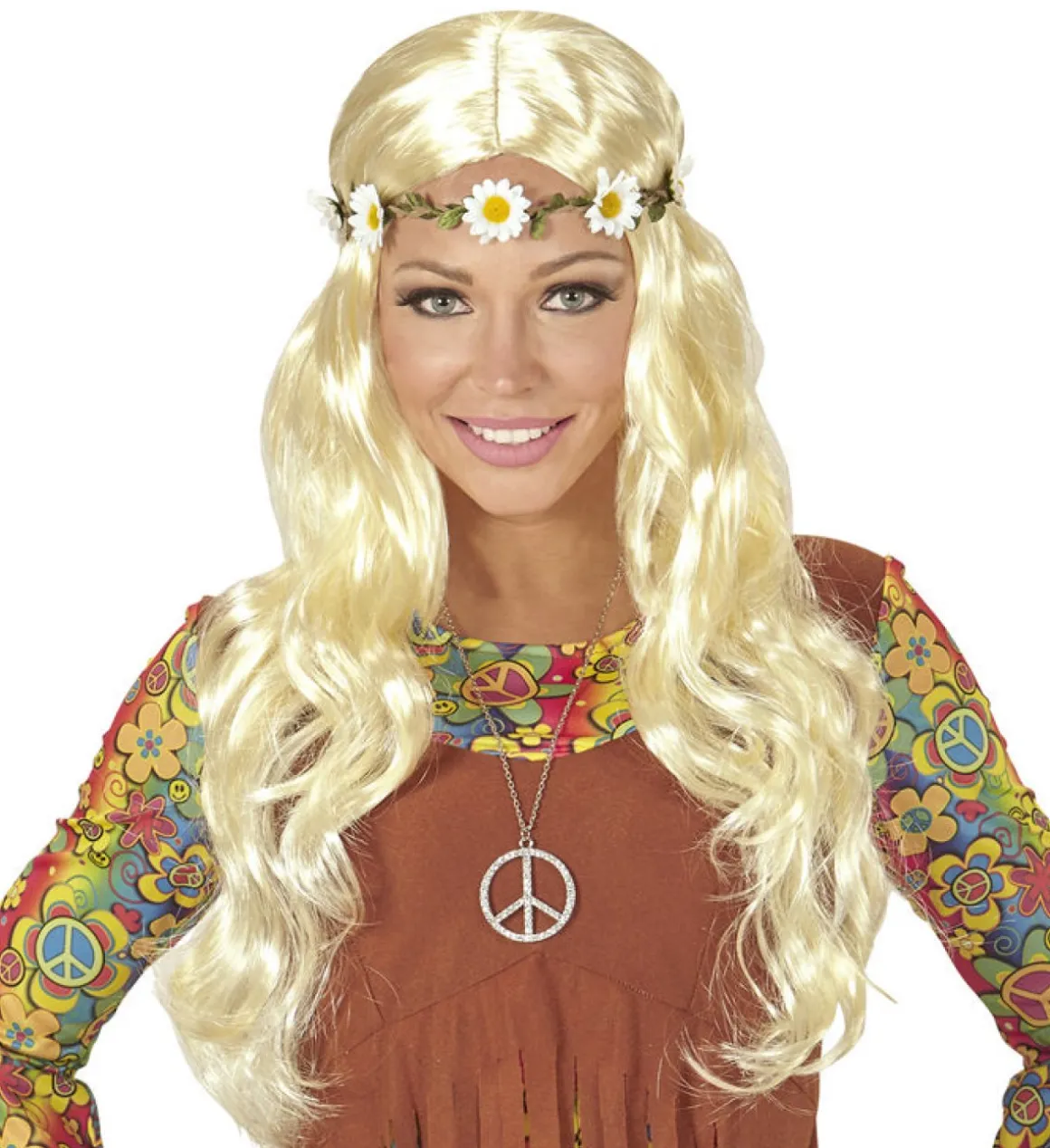 Hippie Paryk Med Blomsterkrans