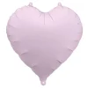 Hjerte Folieballon Mat Lilla