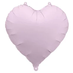 Hjerte Folieballon Mat Lilla
