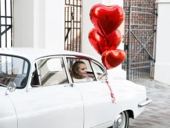 Hjerte Folieballon Rød