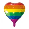 Hjerte Folieballon Regnbue