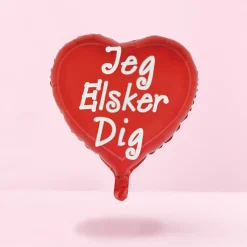 Hjerte Jeg Elsker Dig Folieballon
