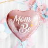 Hjerte Mom To Be Folieballon Lyserød