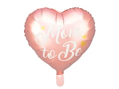Hjerte Mom To Be Folieballon Lyserød
