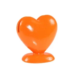 Hjerte Bordkortholder Orange