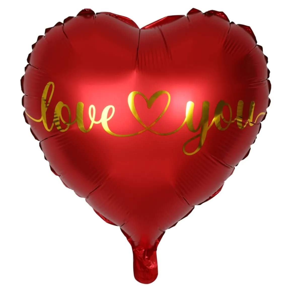 Hjerte Folieballon I Love You Rød