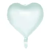 Hjerte Folieballon Pastelgrøn