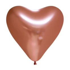 Hjerte Krom Balloner Kobber