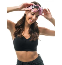 Hjerte Partybriller Goggles Lyserød