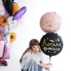 Hocus Pocus Folieballon Sort Guld