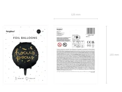 Hocus Pocus Folieballon Sort Guld