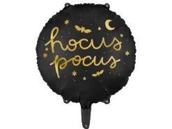 Hocus Pocus Folieballon Sort Guld