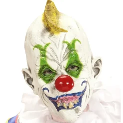 Horror Klovn Latexmaske Med Hår & Hat